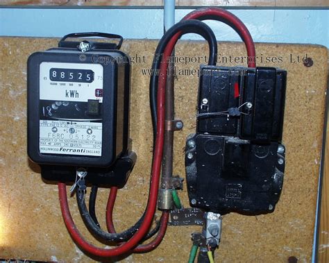 how does the internet box connect to electric meter|wiring an electric meter box.